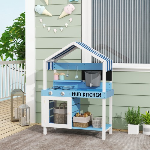 Kids mud kitchen outdoor play - mud,