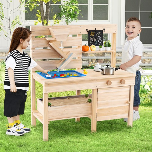 Mud kitchen kids outdoor - outdoor, play