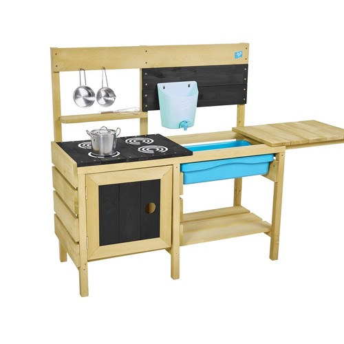 Deluxe wooden mud kitchen - kitchen, kids