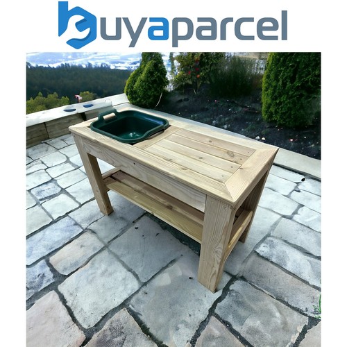 Bespoke outdoor wooden sink - sink, &