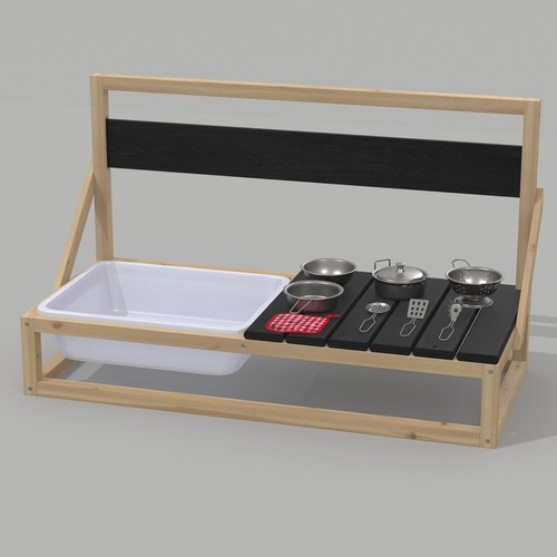 Wall mounted tabletop mud - wall,