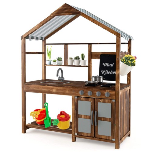 Kid mud kitchen outdoor - kitchen,