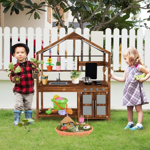 Kid mud kitchen set - mud,